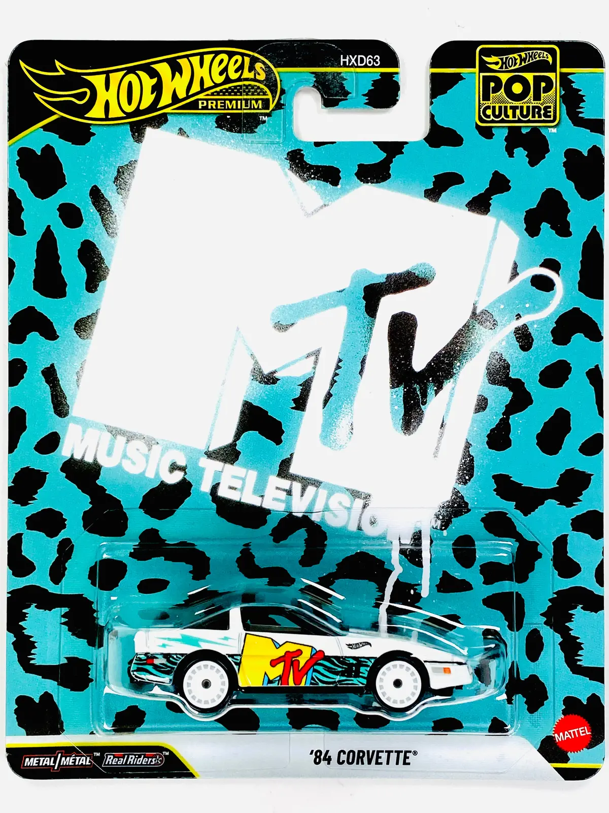 Hot Wheels 2026 Pop Culture Case P Mtv ’84 Corvette 1