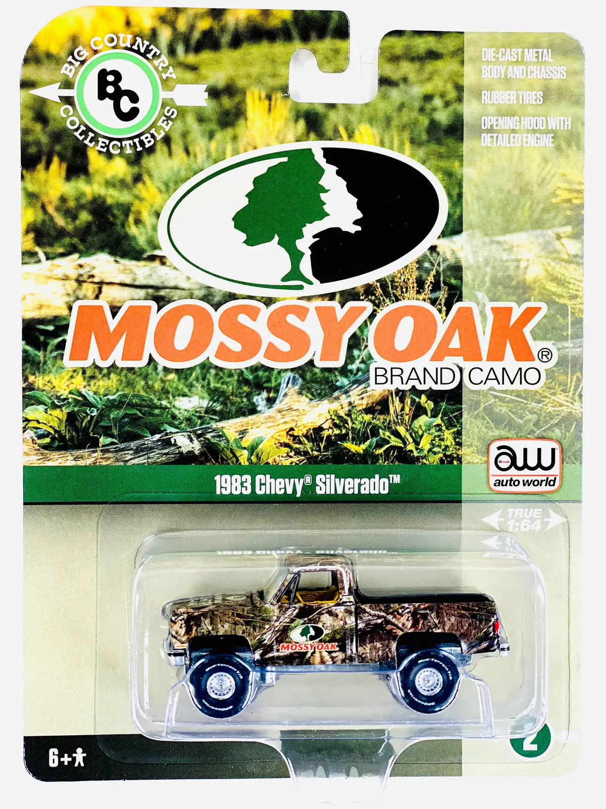 Auto World Big Country Collectibles Mossy Oak 1983 Chevy Silverado Truck 1