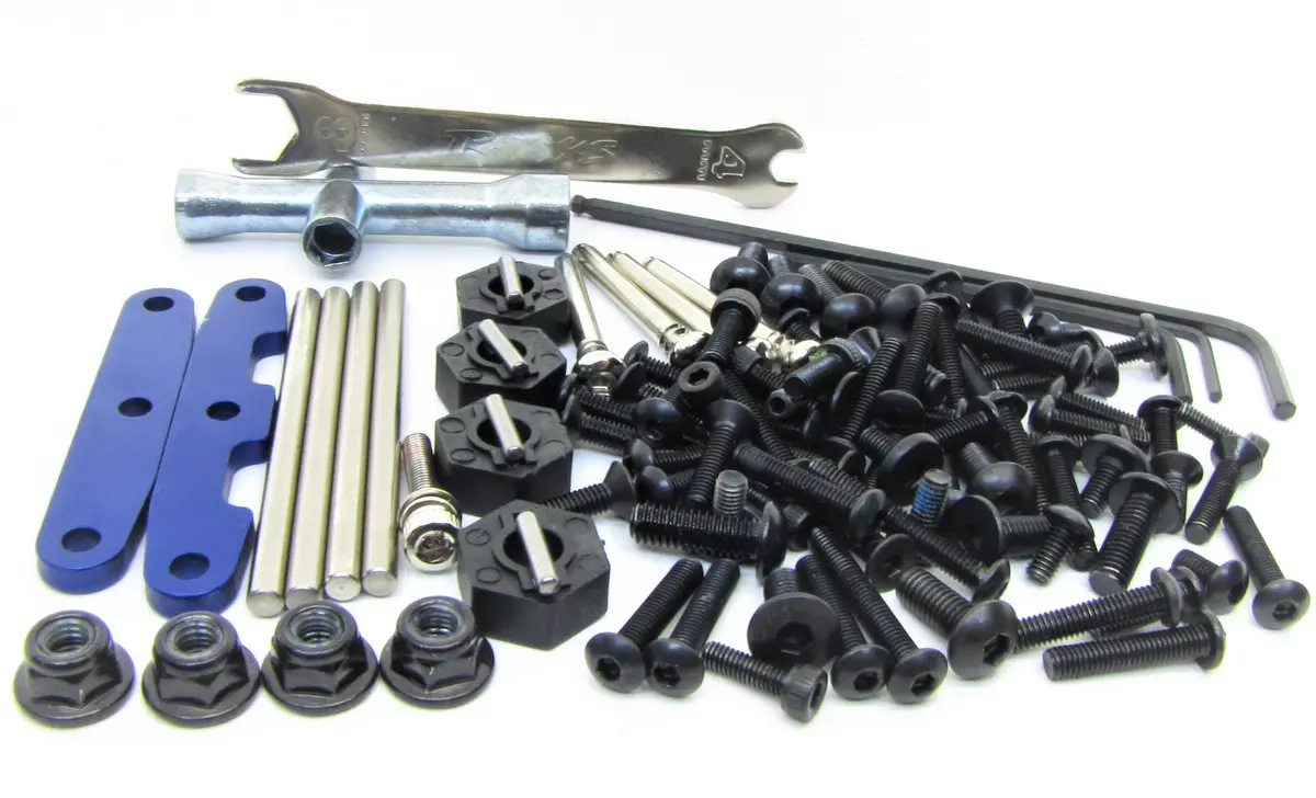 Stampede 4X4 Vxl Screws & Tools Set Wheel Nuts Suspension Pins Hoss 90376-4 1