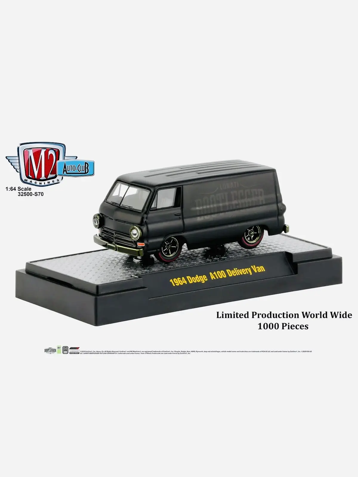 M2 Machines Auto-Club Lunati Bootlegger 1964 Dodge A100 Delivery Van 1