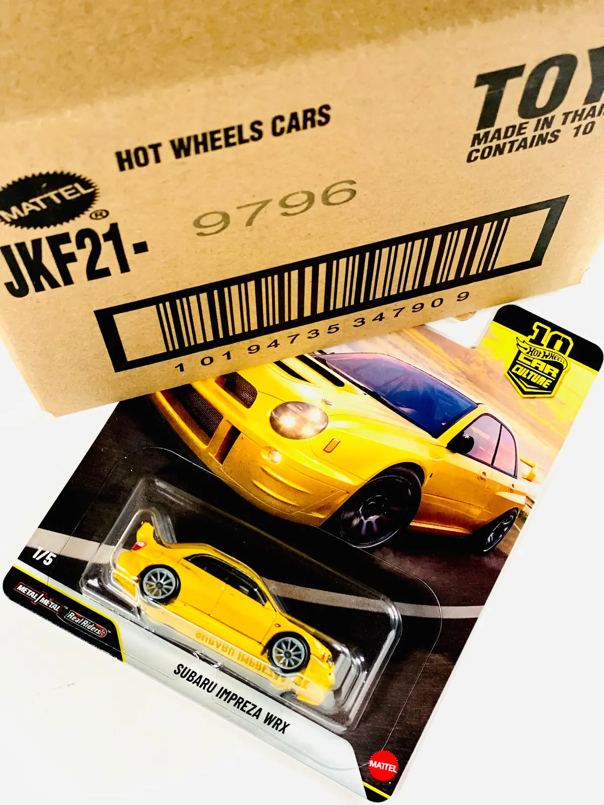 Hot Wheels 2026 Car Culture Subaru Impreza Wrx Factory Sealed Solid Pack (10 Cars) 1