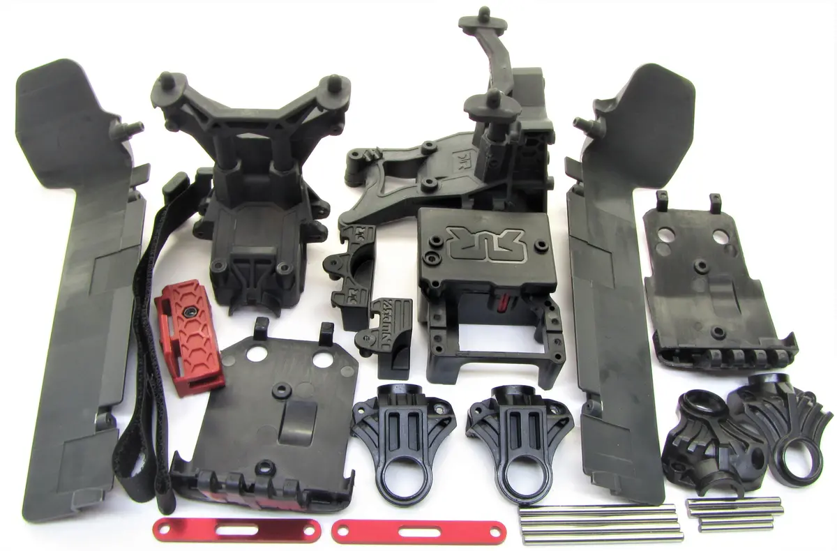 Arrma Big Rock 4X4 3S Blx - Side Guards Towers Mounts Bulkhead  Ara4312v3 1