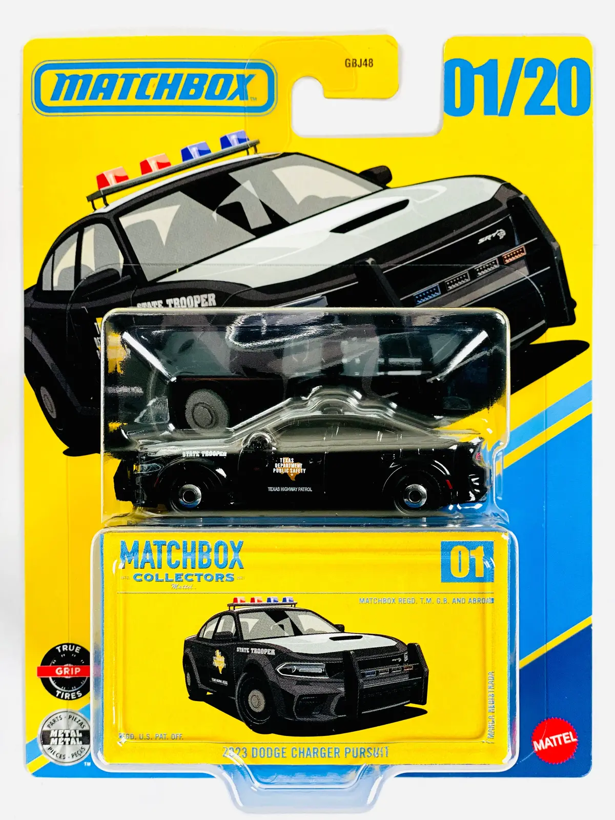 Matchbox 2026 Collectors Series Case F 2023 Dodge Charger Hellcat Texas Dps 1