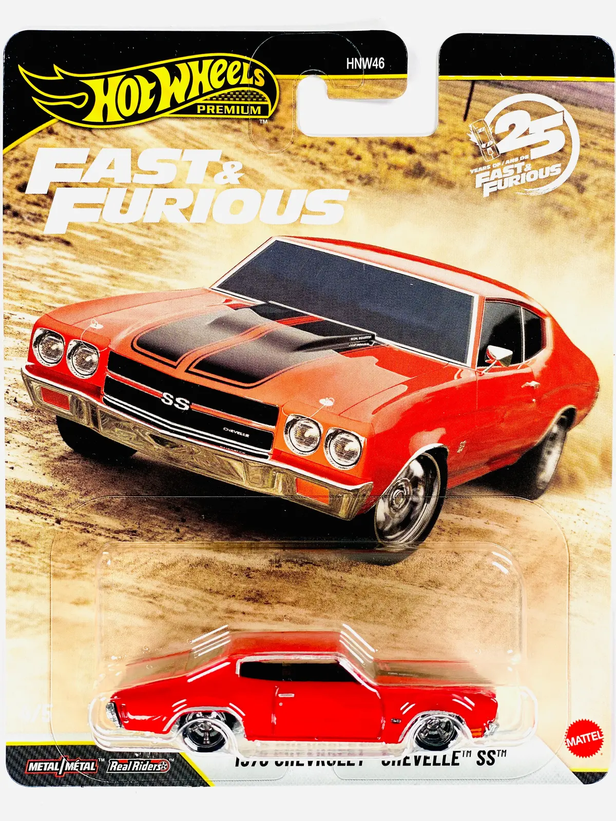Hot Wheels 2026 Fast & Furious 25Th Anniversary Case P 1970 Chevrolet Chevelle Ss 1