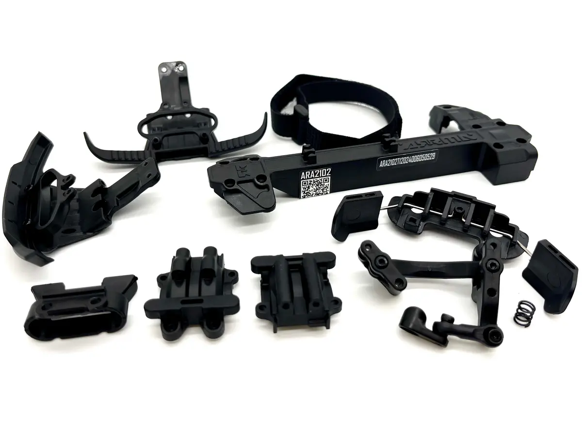 Arrma Granite Grom Mega 4X4 - Bumpers, Latch Top Deck Strap Ara2102 1