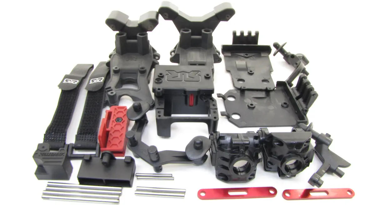 Arrma Typhon 4X4 3S Blx - Body Mounts, Straps Towers Hinge Pins Bulkhead Ara4306v3 1