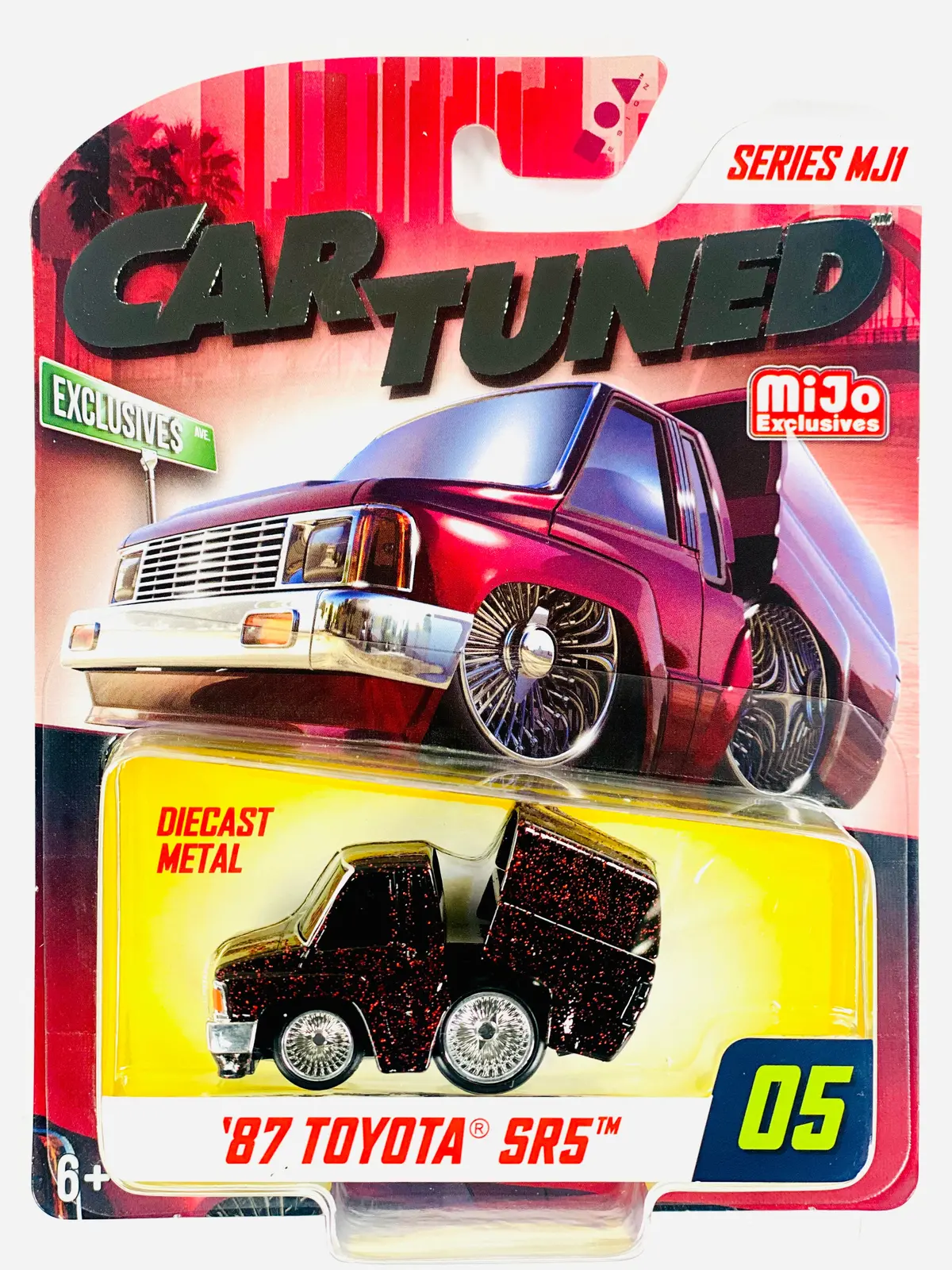 Cartuned Mijo Exclusives Series Mj1 '87 Toyota Sr5 Burgundy #05 1