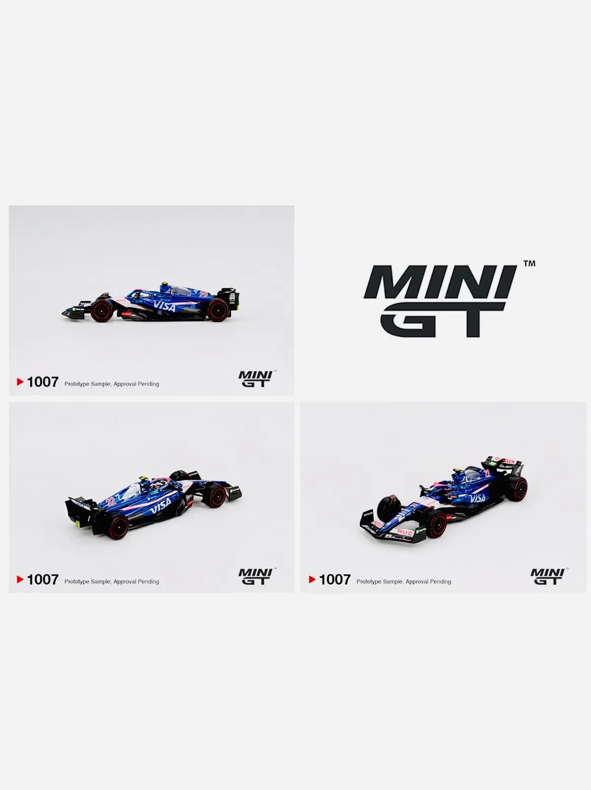 Mini Gt Mijo Exclusive Rb Vcarb 01 #22 Yuki Tsunoda 2024 Formula One F1 2024 Bahrain Gp #1007 1