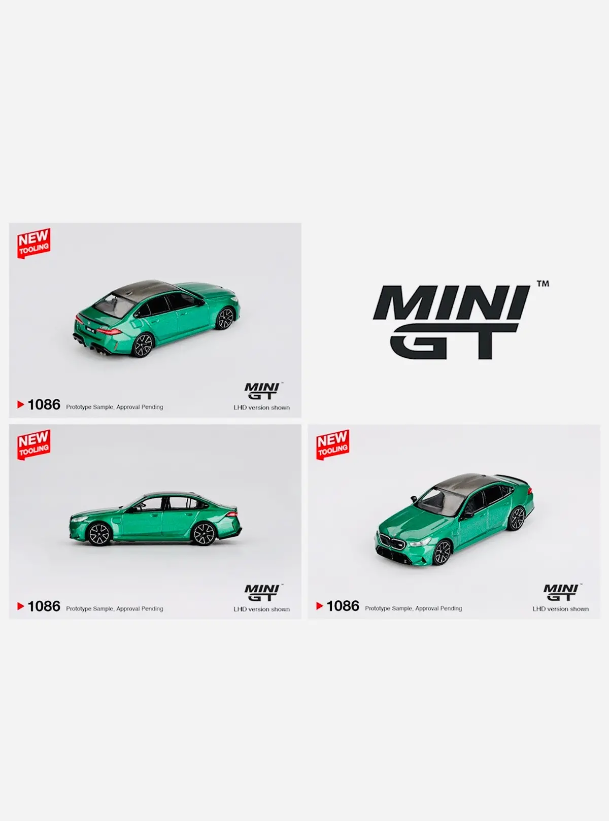 Mini Gt Mijo Exclusive Bmw M5 (G90) Isle Of Man Green Metallic #1086 1