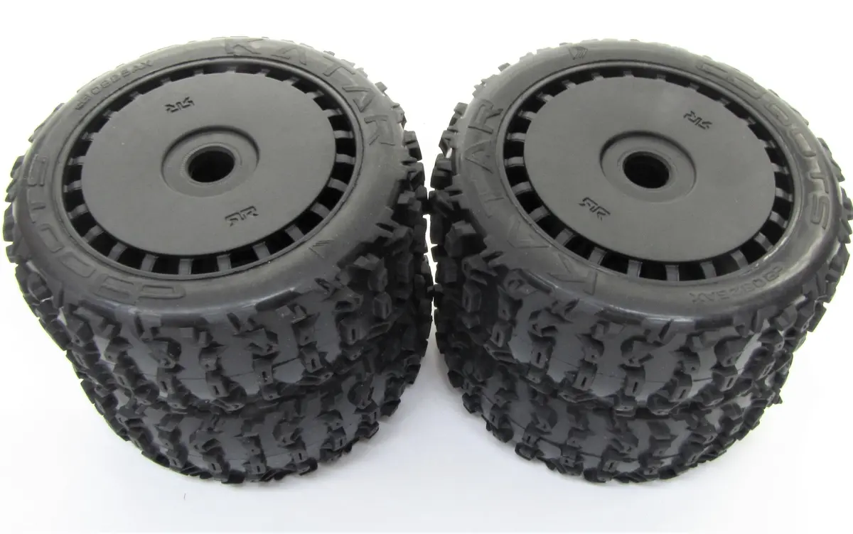 Arrma Typhon 6S V5 Blx - Tires & Wheels (Tyres Rims Katar B 6S Ara8606v5 1