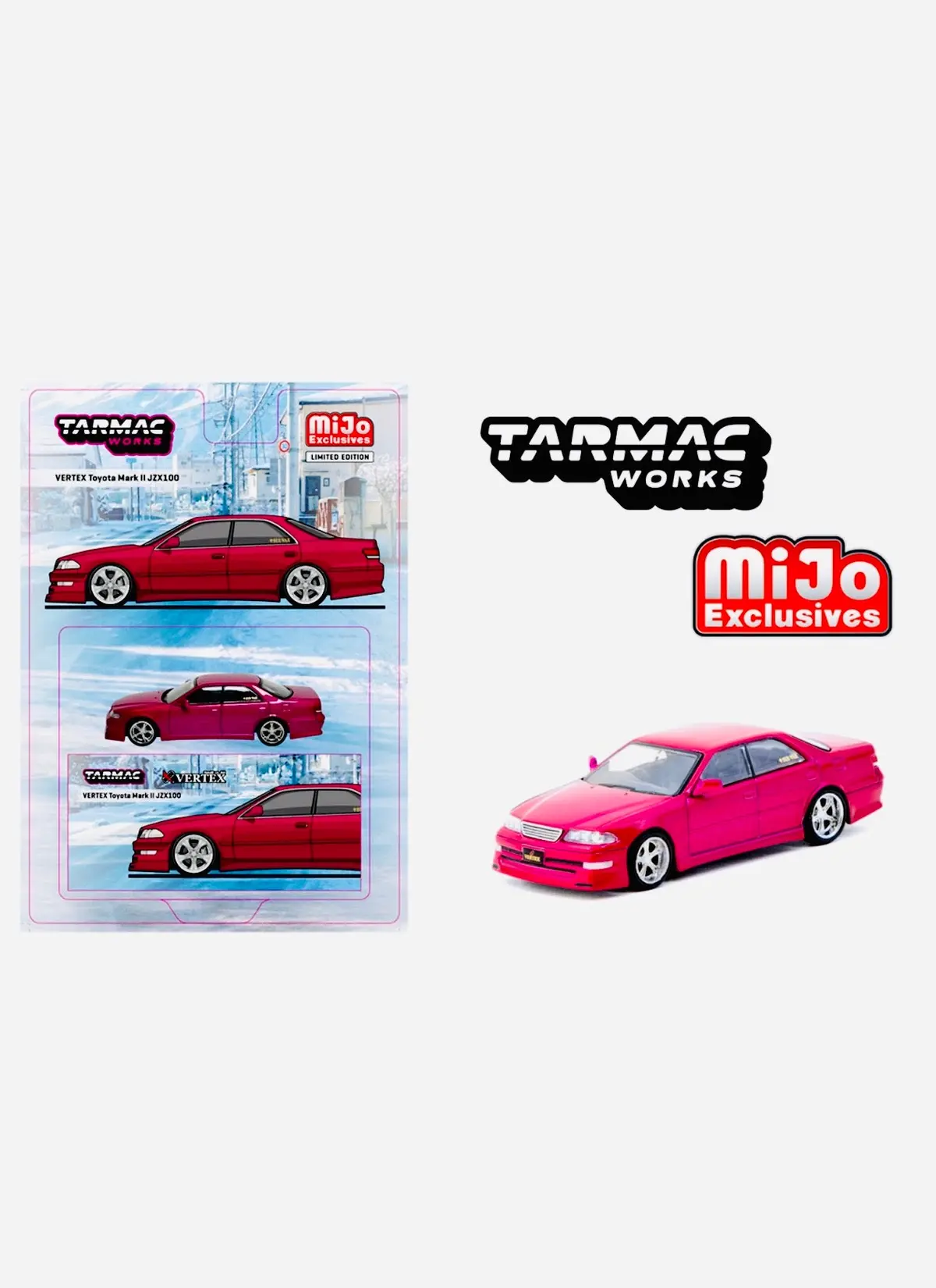 Tarmac Works Mijo Exclusive Vertex Toyota Mark Ii Jzx100 1