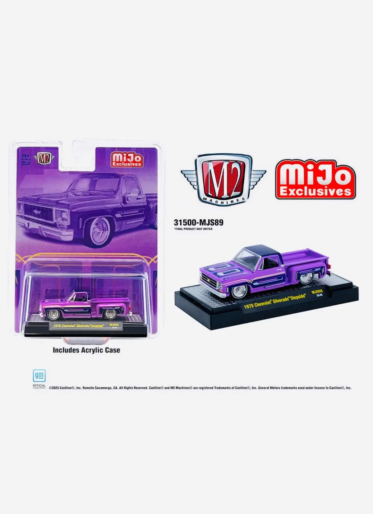 M2 Machines Mijo Exclusive Chevrolet Silverado Stepside Truck Lowriders 1