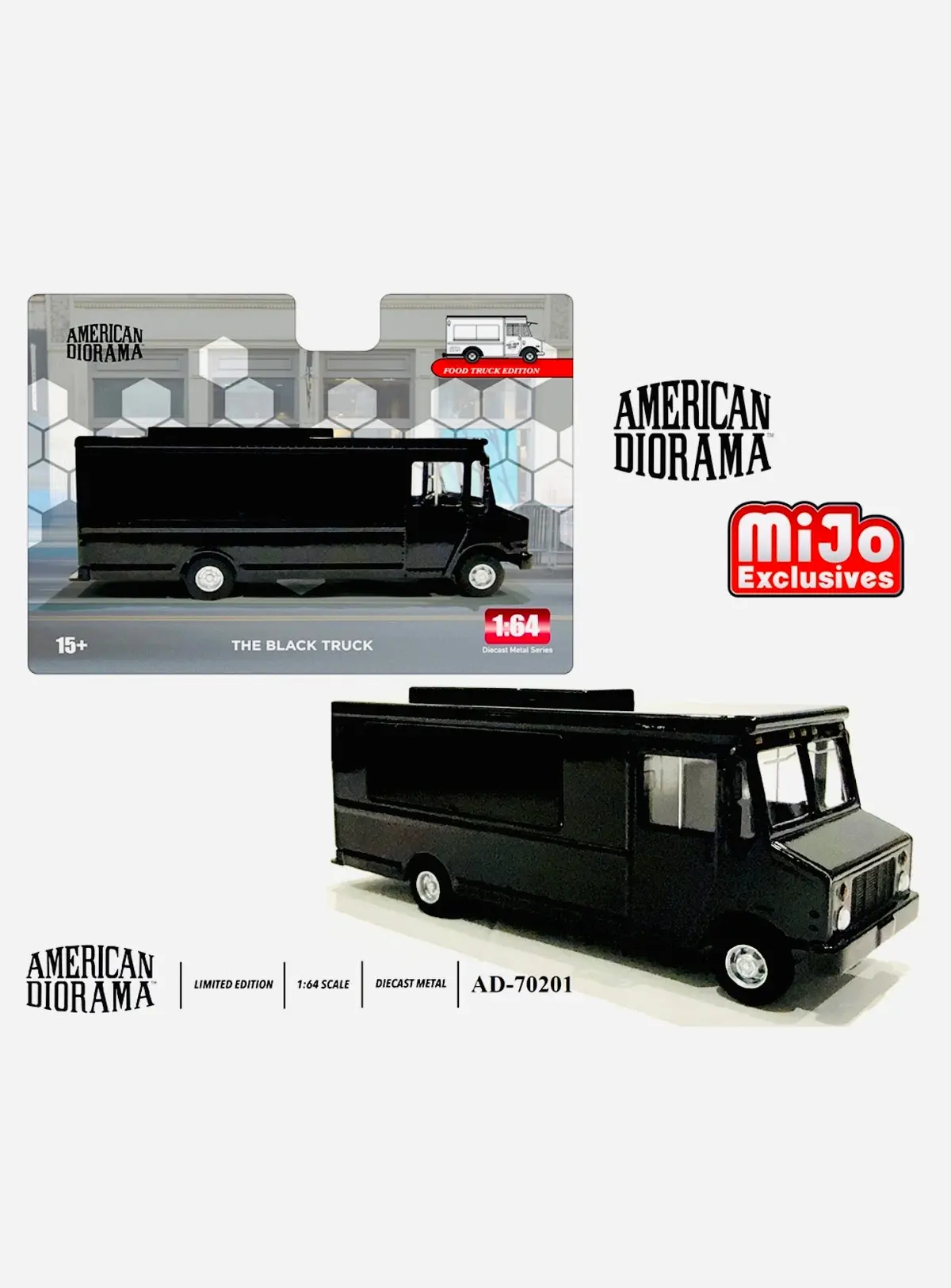 American Diorama Mijo Exclusive Food Truck Black 1