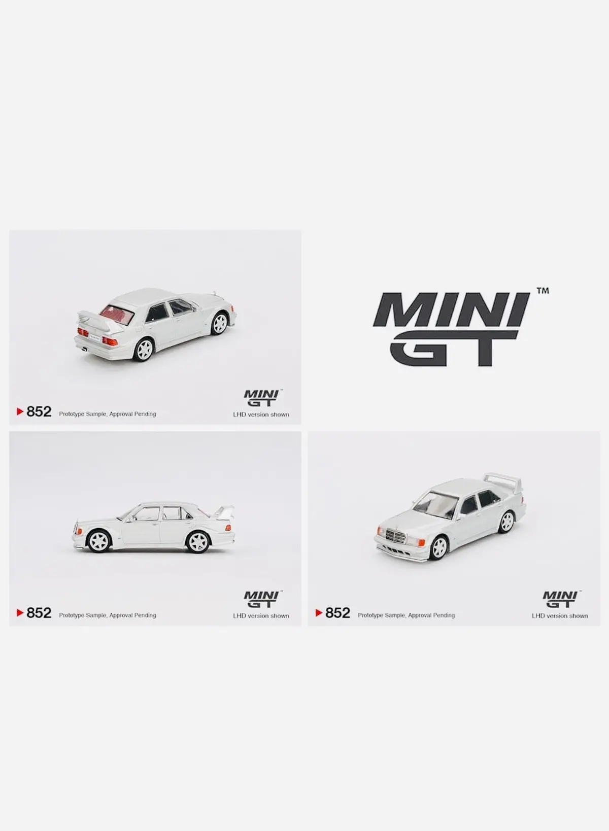 Mini Gt Mijo Exclusive Mercedes-Benz 190E 2.5-16 Evolution Ii Astral Silver #852 1