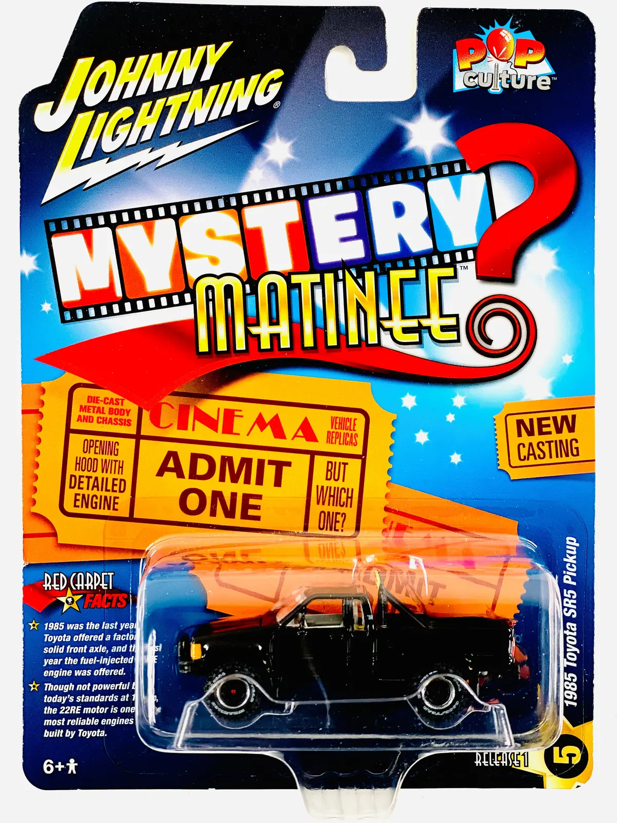 Johnny Lightning Pop Culture Back To The Future 1985 Toyota Sr5 Pickup Truck 1