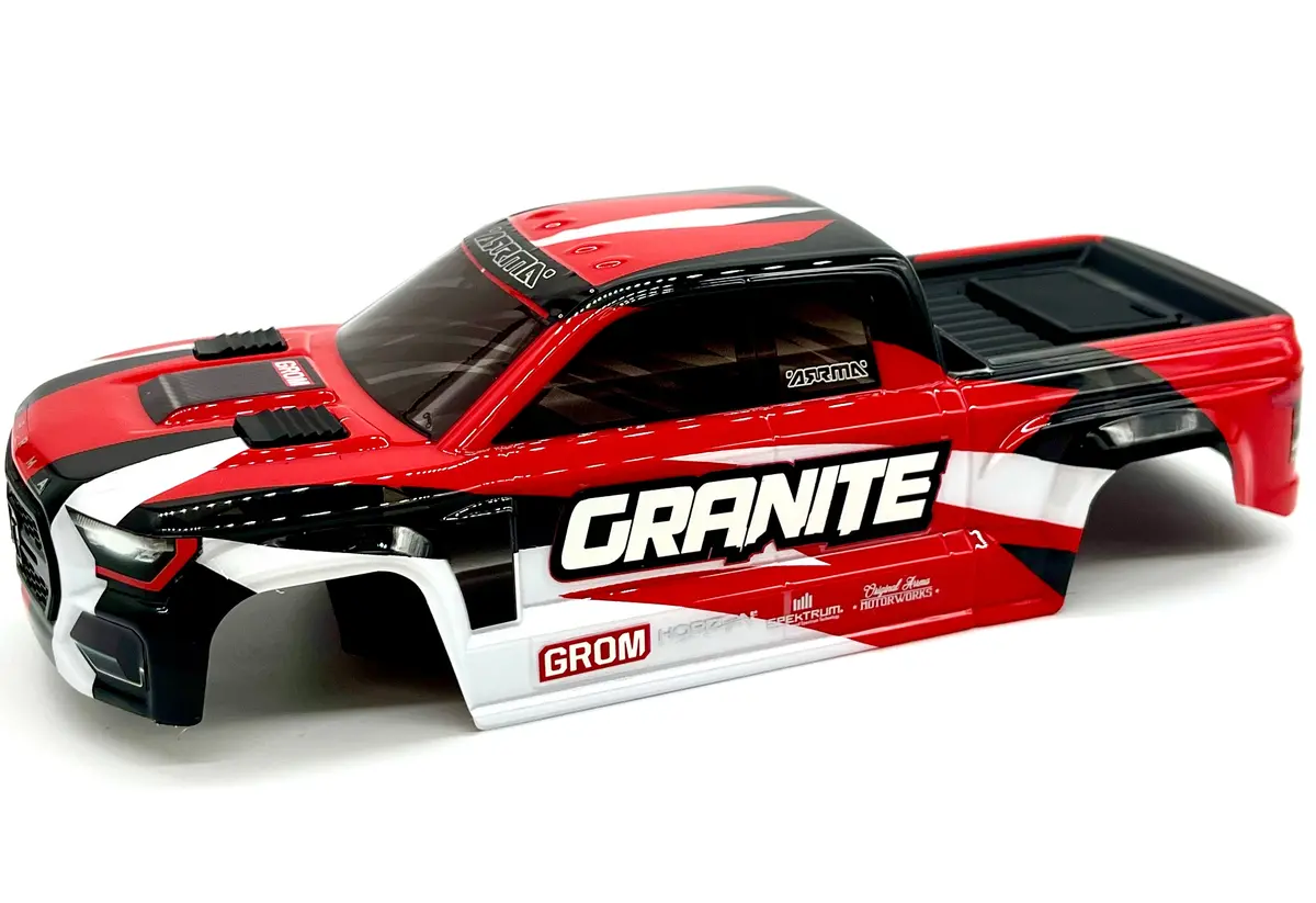 Arrma Granite Grom Mega 4X4 - Body Shell (Red Camo) Cover Ara2102 1