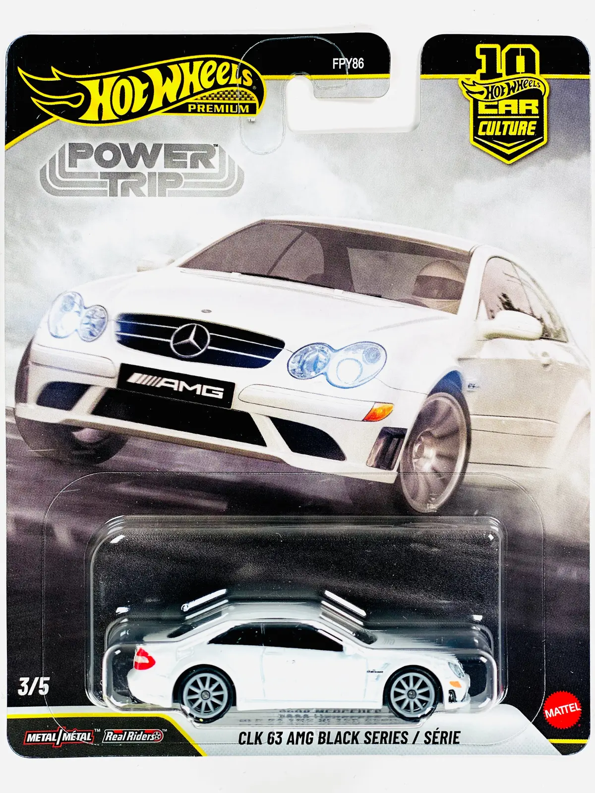 Hot Wheels 2026 Car Culture Power Trip 2008 Mercedes-Benz Clk 63 Amg Black Series 1