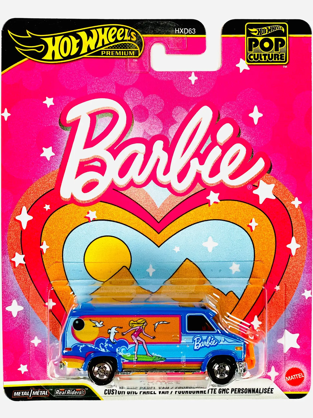 Hot Wheels 2026 Pop Culture Case Q Barbie Custom Gmc Panel Van 1