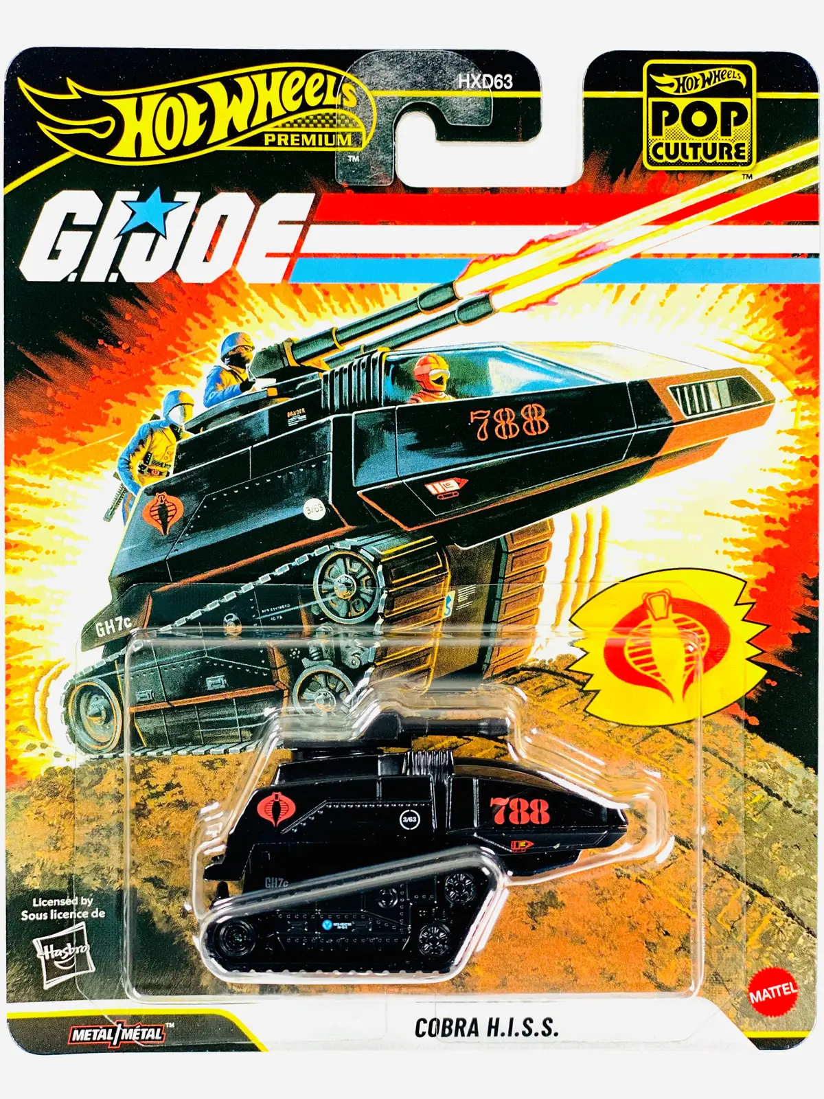Hot Wheels 2026 Pop Culture Case Q G.I. Joe Cobra H.I.S.S. Tank 1