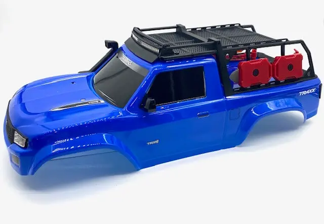 Trx-4 Traxx - Body Cover, Blue (Shell Factory New Painted 82034-4 1