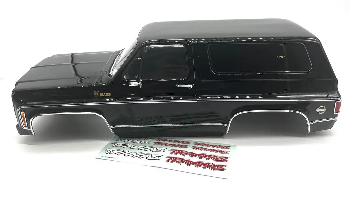 Trx-4 Chevy Blazer - Body Cover, Black (Shell Factory New 8010X Painted 82276-4) 1
