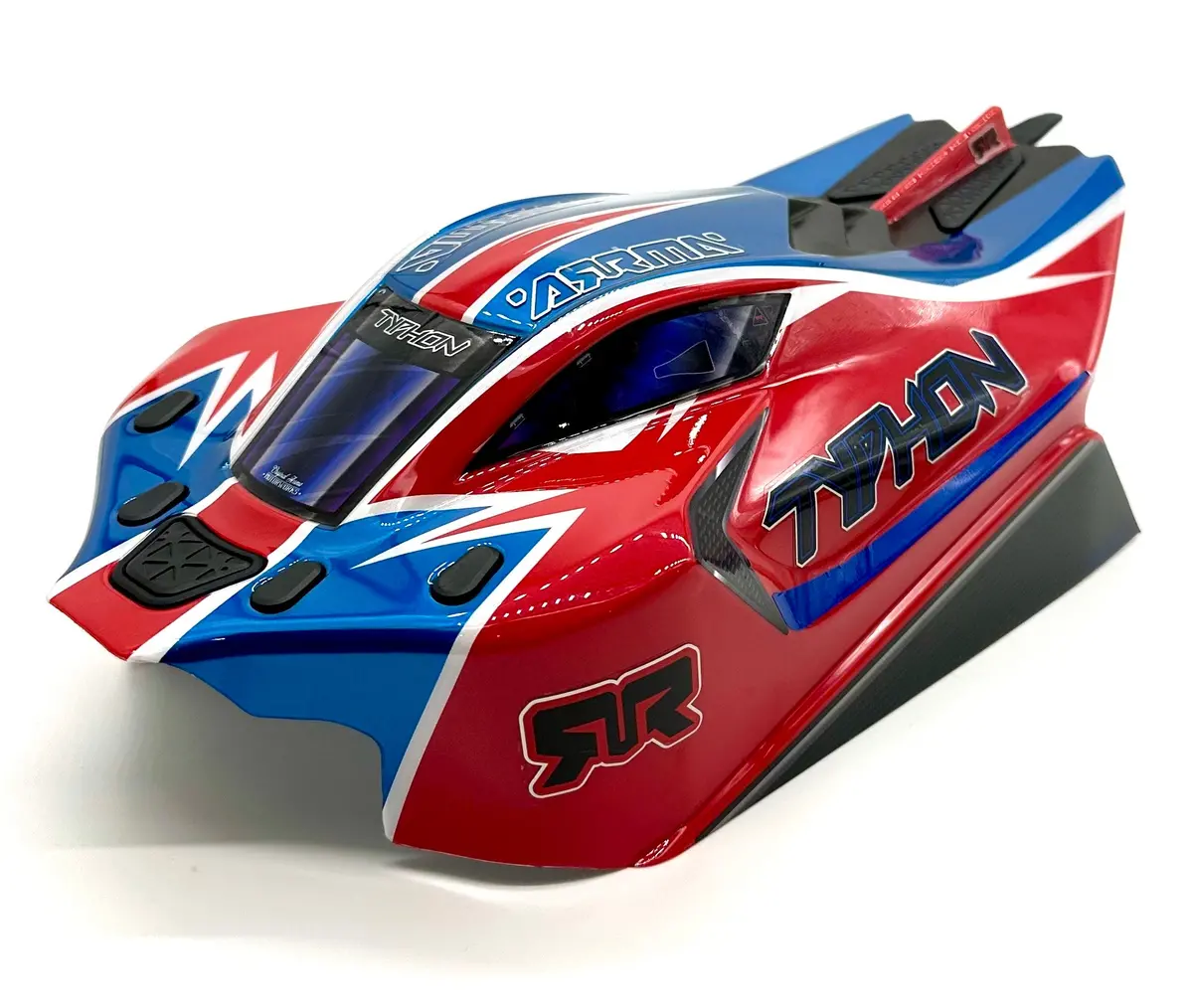 Arrma Typhon 4X4 223S - Body Shell (Red Painted Clipless Ara4306v4) 1