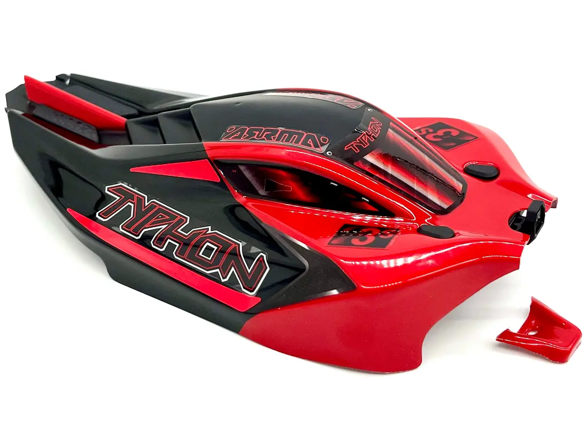 Arrma Typhon Grom Blx - Body Shell (Red) Ara-1561 Cover Ara2306 1