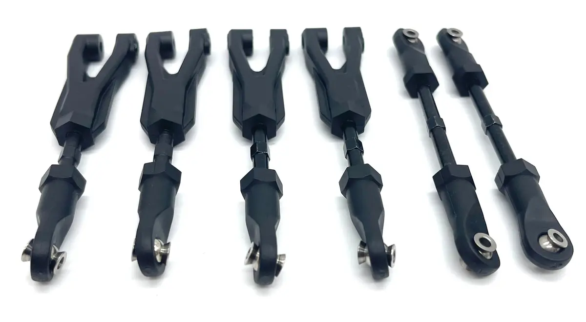 Kaiju Ext - Tie Rods (Front Rear Upper Arms Turnbuckles Redcat Racing 1