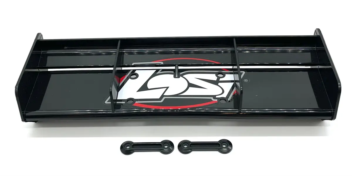 Losi Dbxl-E - Wing (Black Red Losi, Spoiler W/Washers Los05020v2 1