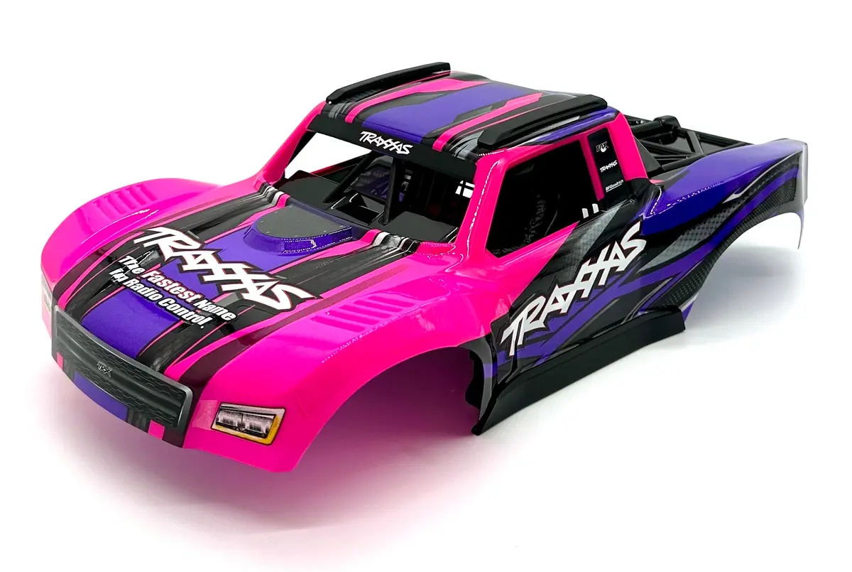 Mini Slash Body Cover Shell (Pink Painted Prographics, Clipless Traxxas 108164-1 1