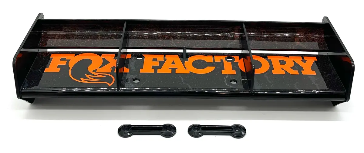 Losi Dbxl-E - Wing (Black Orange Fox, Spoiler W/Washers Los05020v2 1