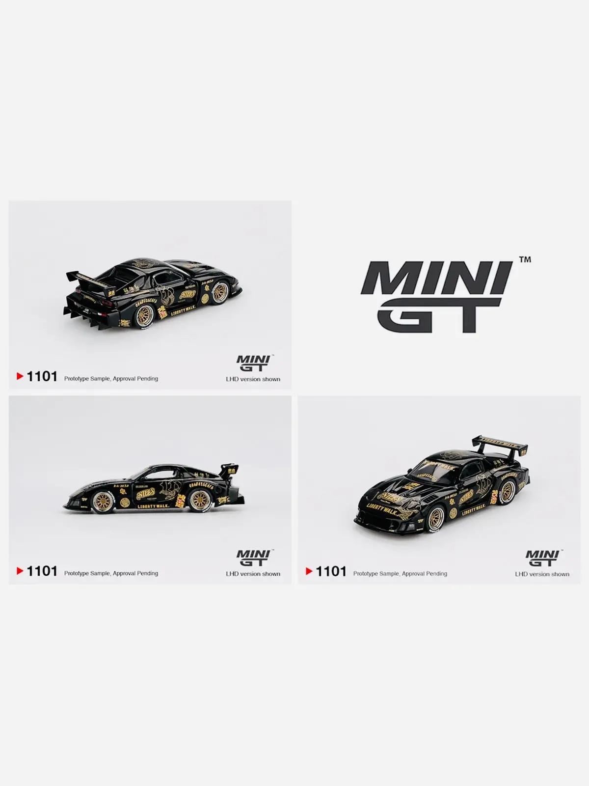 Mini Gt Mijo Exclusive Mazda Rx-7 Lb-Super Silhouette Fd-Niles Black #1101 1