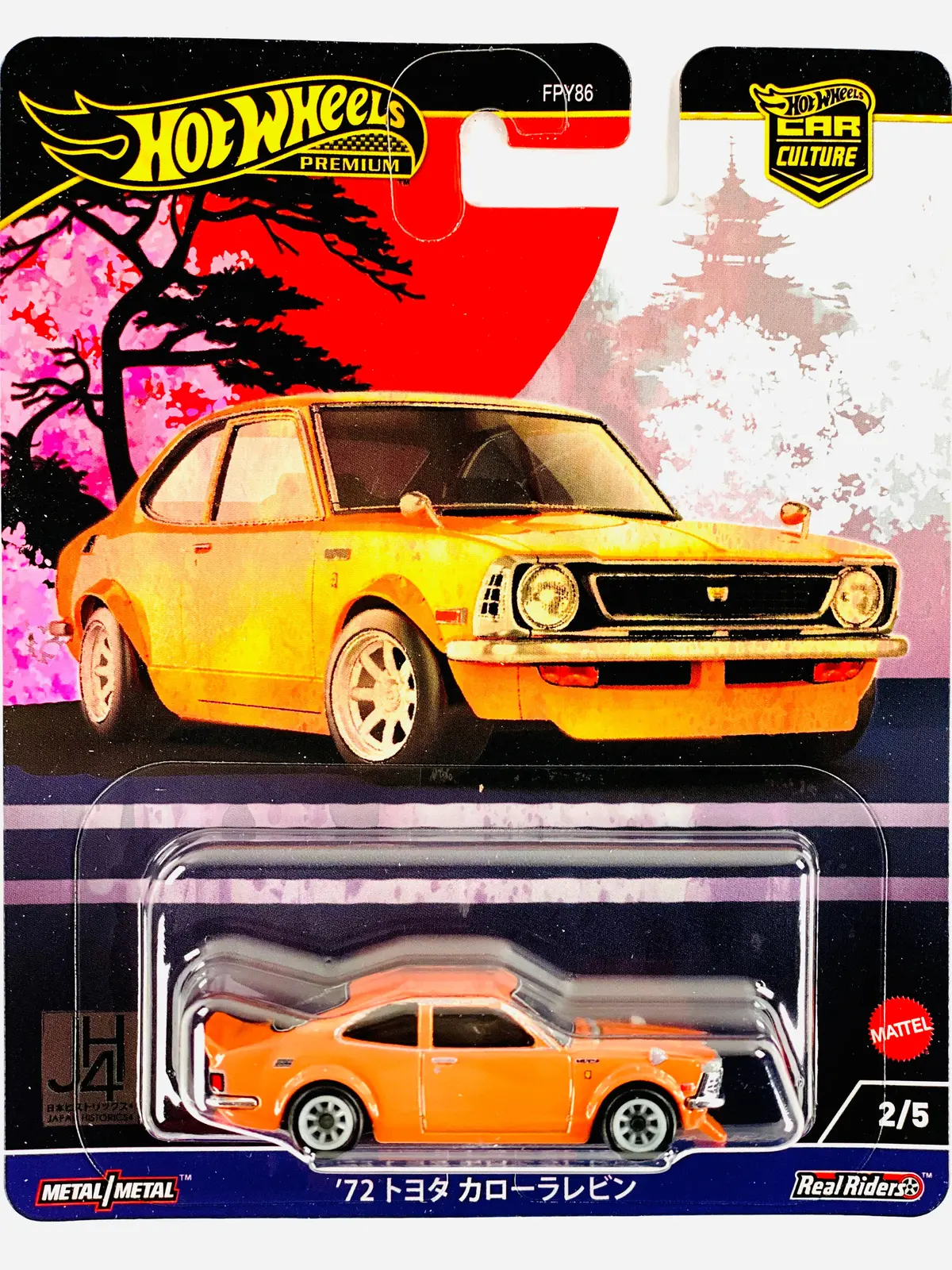 Hot Wheels 2024 Japan Historic 4 Case B '72 Toyota Corolla Levin 1