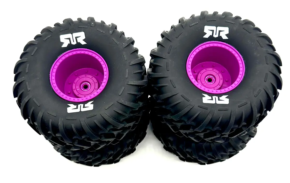 Arrma Quake 2Wd - Tires (Purple) Dboots Cut Chevron Mt (4) Ara3537 1