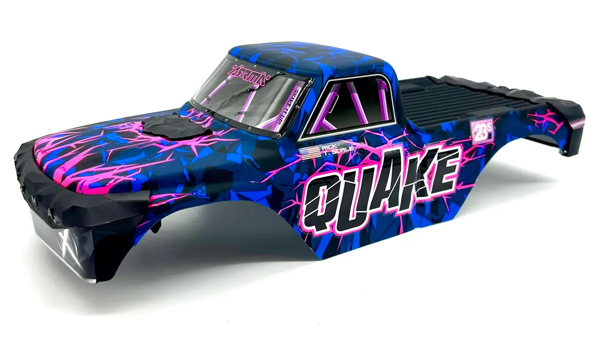 Arrma Quake 2Wd - Body (Purple) Assembled Painted Cover Shell Ara3537 1