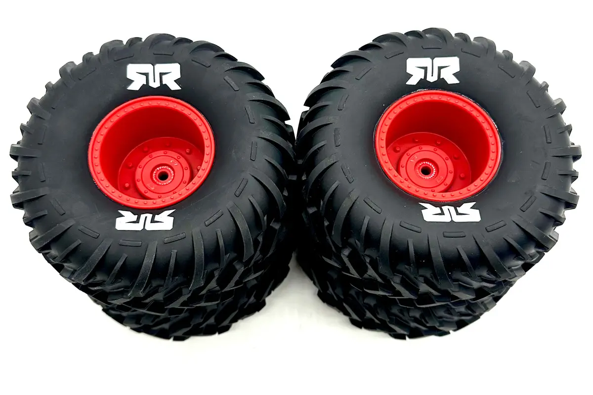 Arrma Quake 2Wd - Tires (Red) Dboots Cut Chevron Mt (4) Ara3537 1