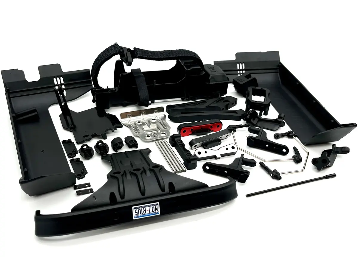 Arrma Notorious 6S V6 Blx - Side Guards, Battery Tray, Chassis Braces Ara8611v6 2