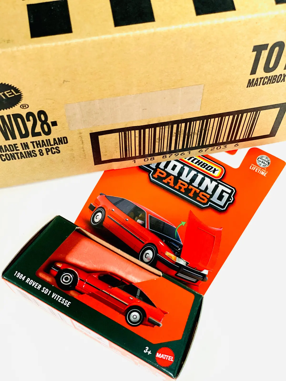 Matchbox 2025 Moving Parts 1984 Rover Sd1 Vitesse Solid Pack (8 Cars) 1