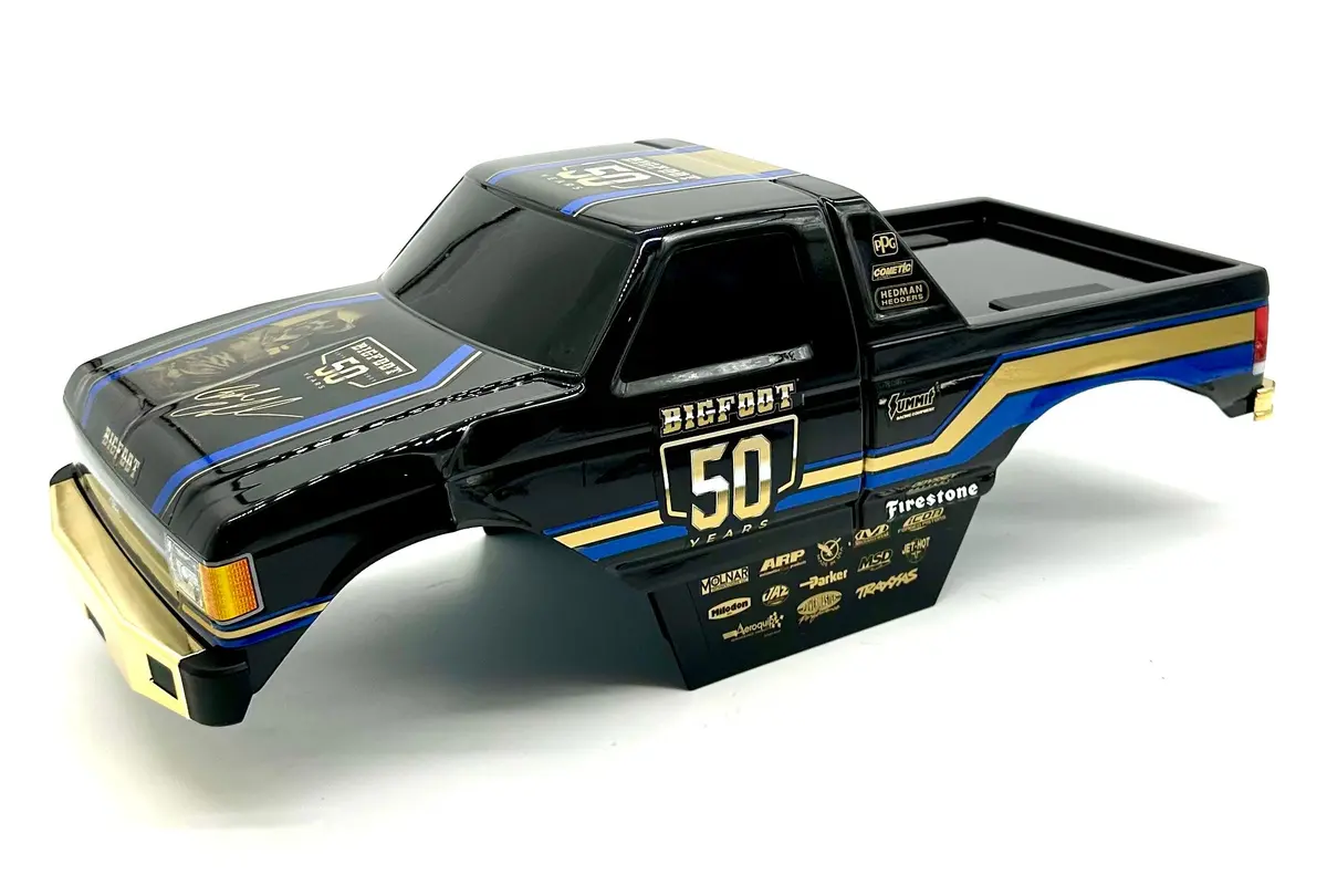Bigfoot 4X4 Brushless Body Shell No8 Black 50Th Tra9020-50Th 67134-4 1