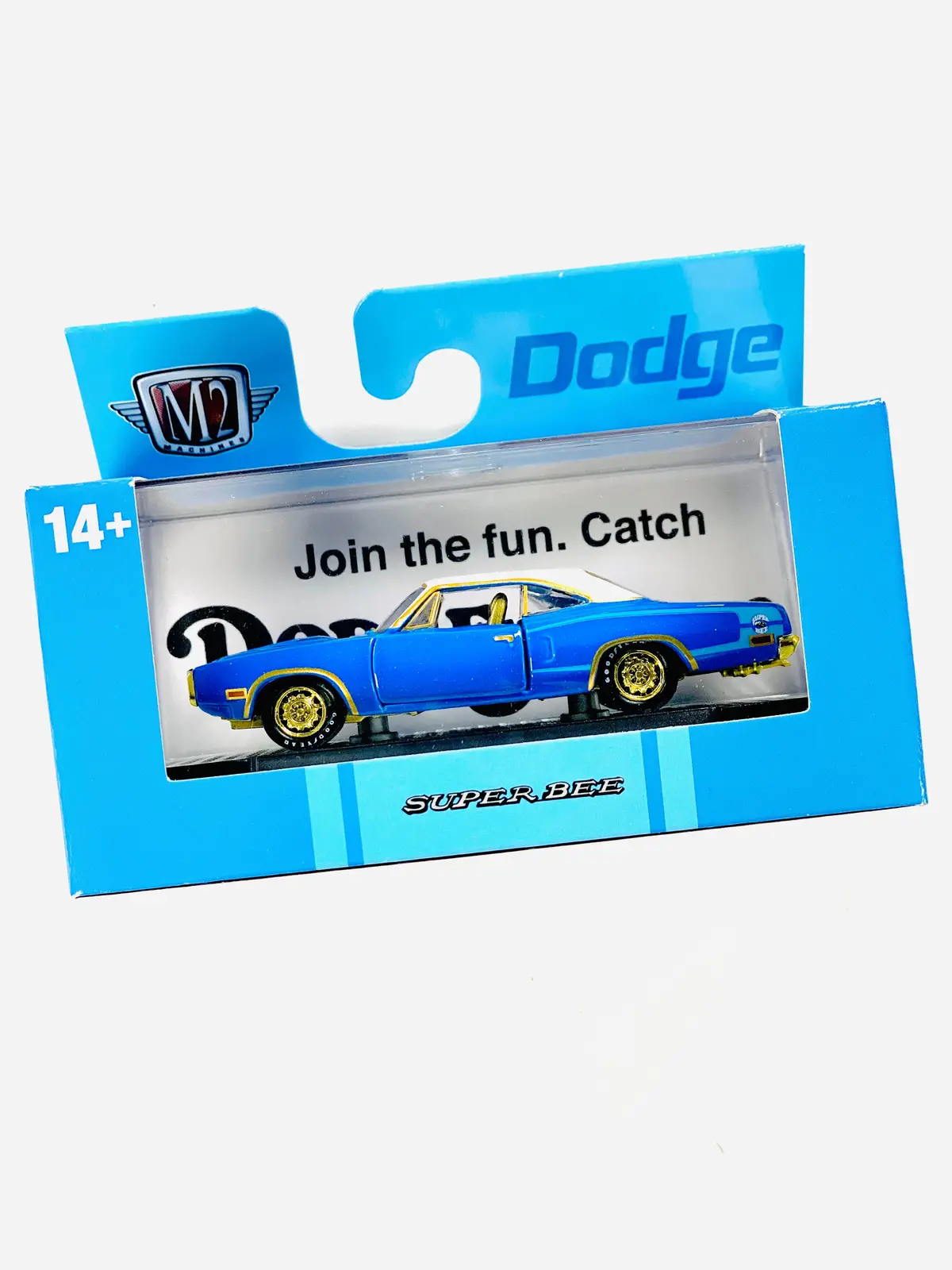 M2 Machines Auto-Thentics 1970 Dodge Super Bee 383 Chase - Damaged Box 1
