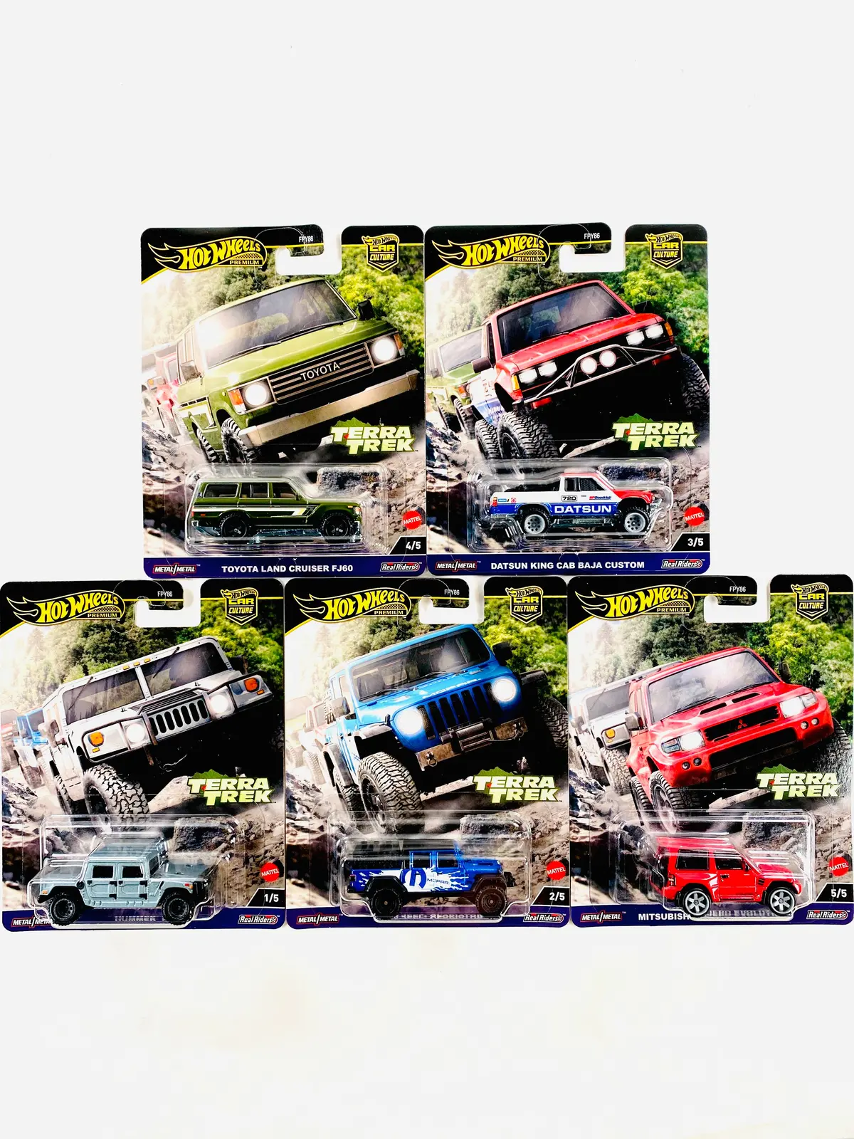 Hot Wheels 2024 Car Culture Terra Trek Case C  (Set Of 5 Cars) 1