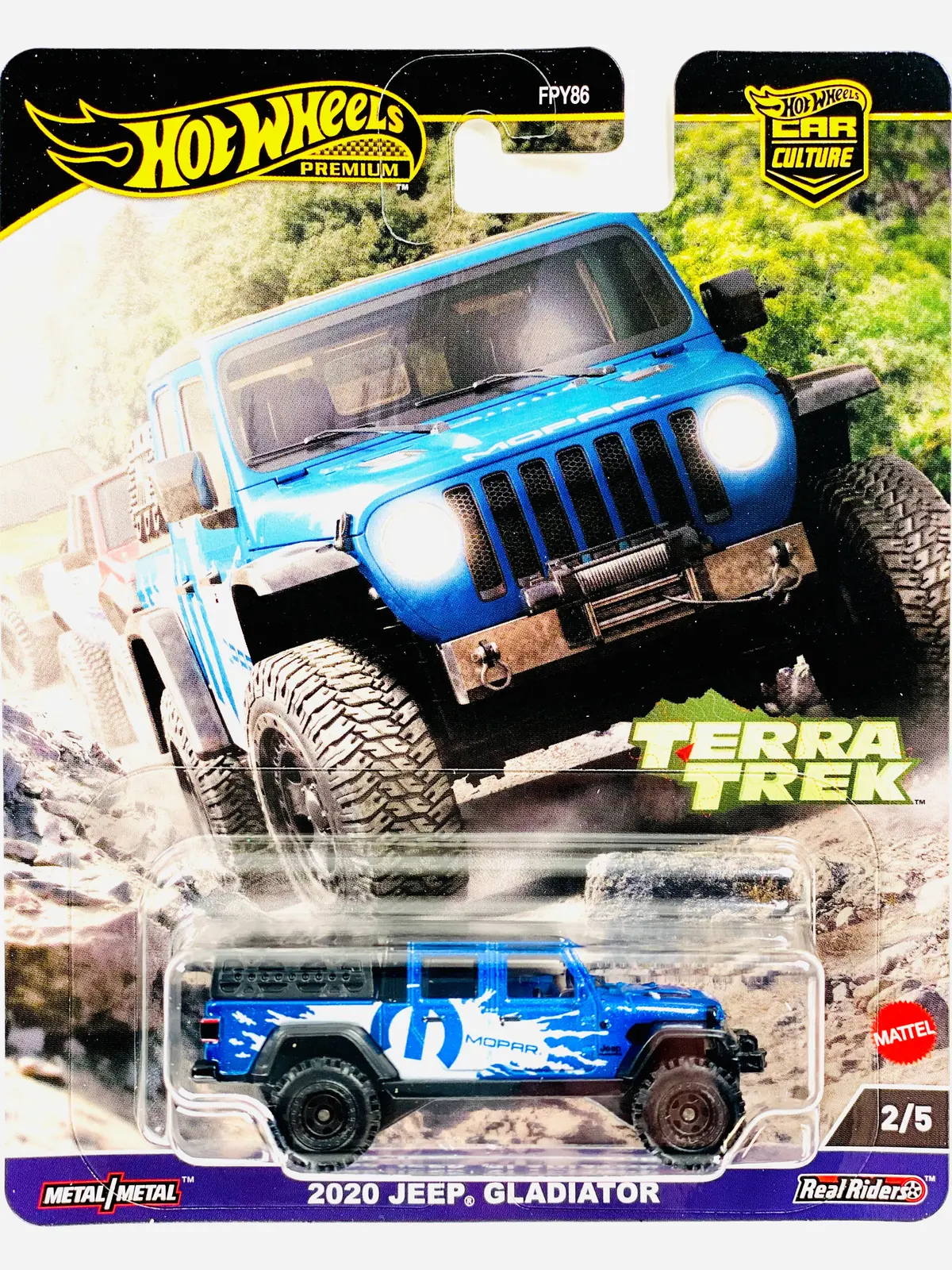 Hot Wheels 2024 Terra Trek Case C 2020 Jeep Gladiator - Damaged Card 1