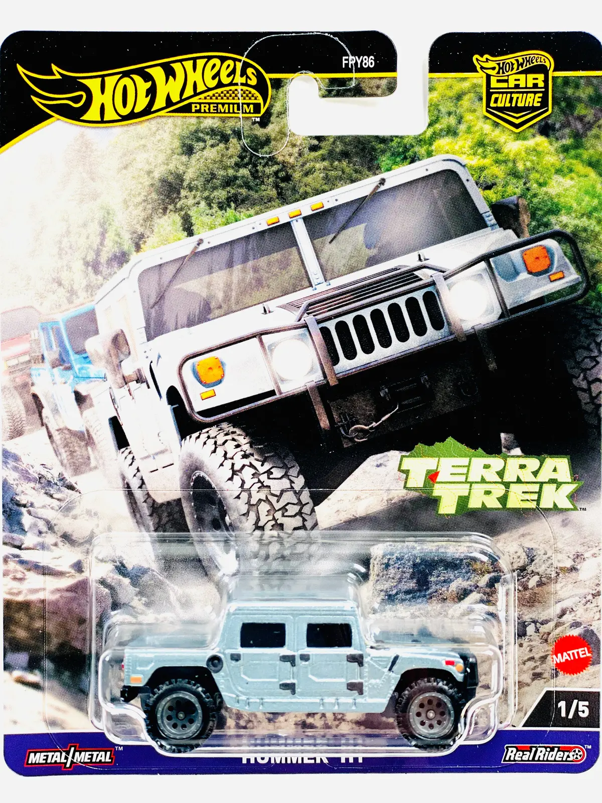 Hot Wheels 2024 Terra Trek Case C Hummer H1 - Damaged Card 1