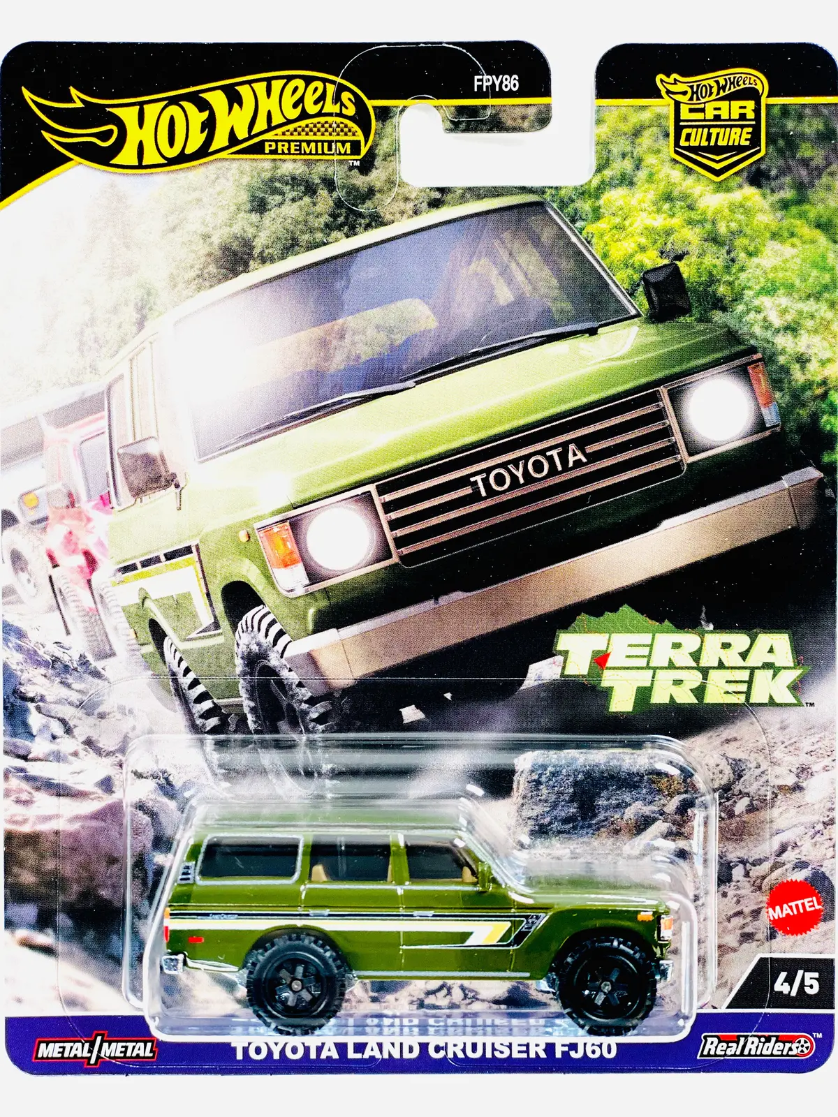 Hot Wheels 2024 Terra Trek Case C Toyota Land Cruiser Fj60 - Damaged Card 1