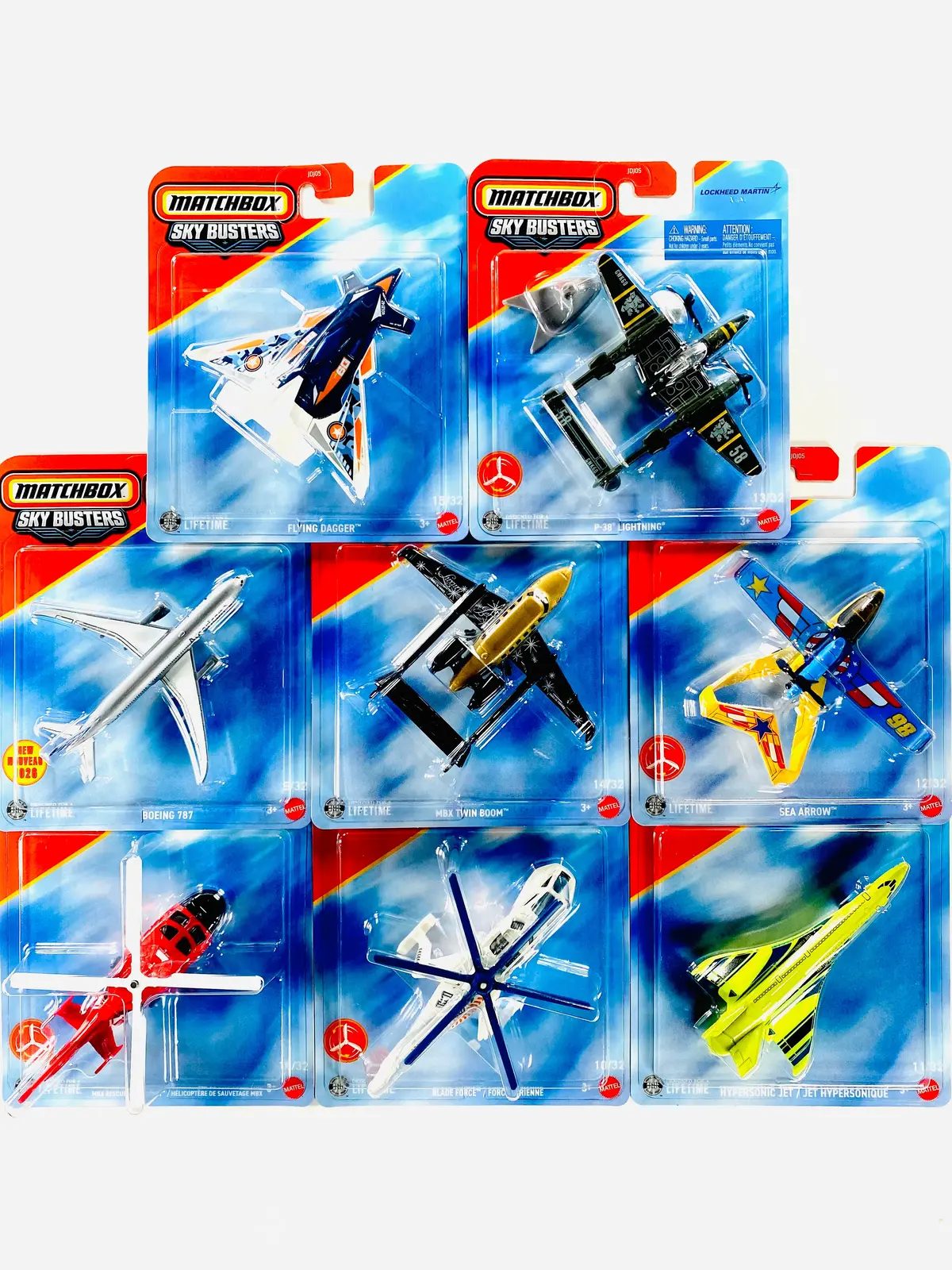 Matchbox 2026 Skybusters Factory Sealed Case H (8 Pieces) 1