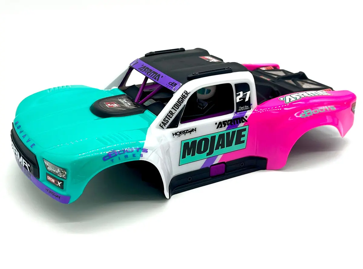 Arrma Mojave Grom Blx 223S - Body Shell (Pink Teal Purple Cover 4X4 Ara2304 1