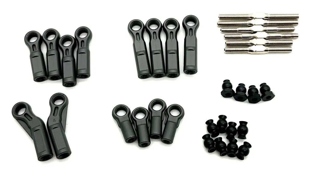 Losi 8Ight-X/E 2.0 Buggy - Tie Rods & Turnbuckles (Push Rods Ball Ends Tlr04012 1