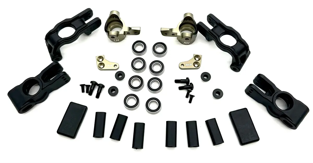 Losi 8Ight-X/E 2.0 Buggy - Hubs & Uprights (Front Rear Axle Bearings Spindles Tlr04012 1