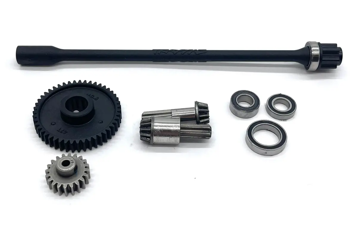 Mini-Maxx Spur Gear, Center Driveshaft, Pinion, Bearings Traxxas 107154-1 1