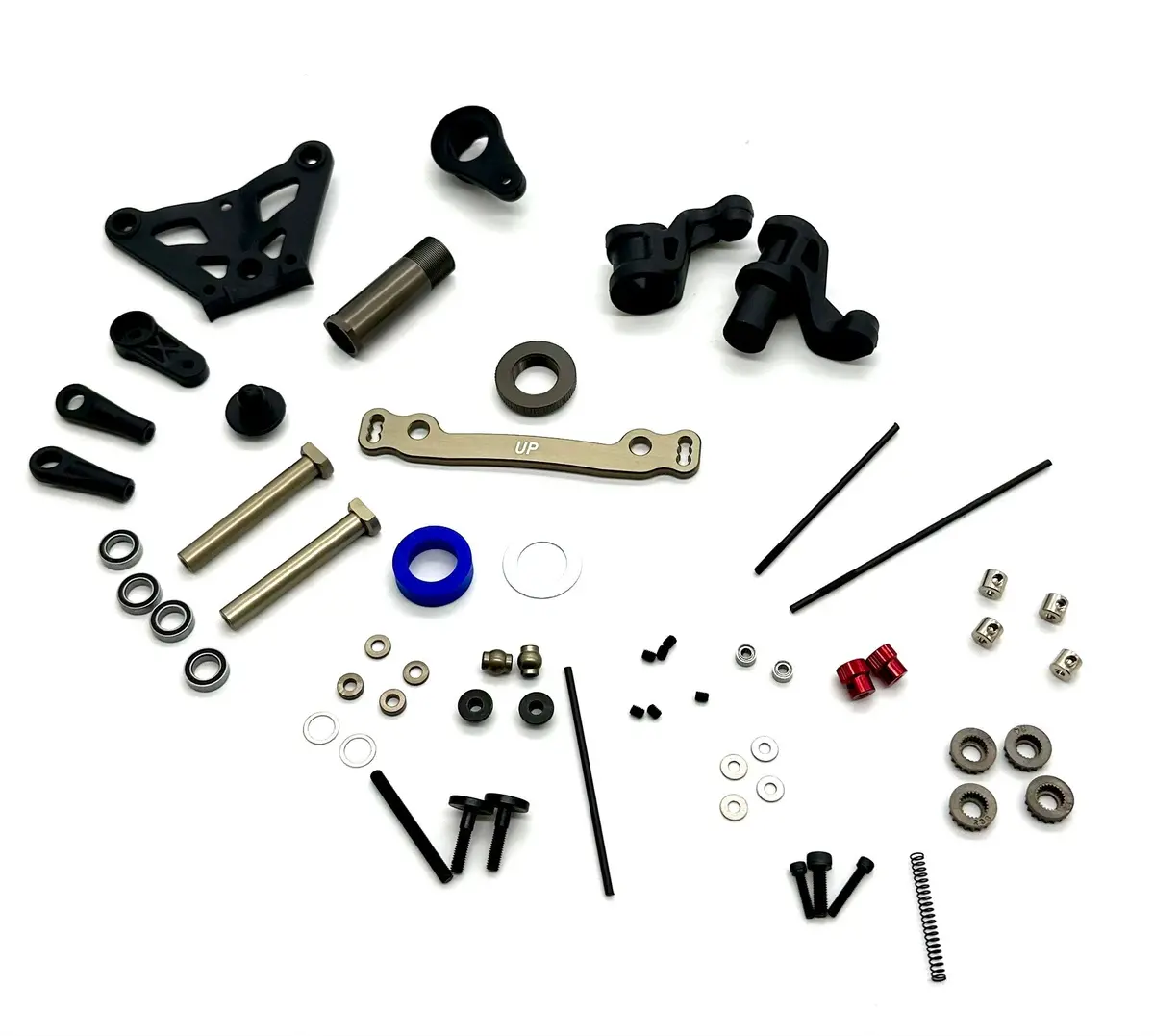 Losi 8Ight-X/E 2.0 Buggy - Steering Set (Bellcrank, Posts, Arms, Rack Linkage Tlr04012 1